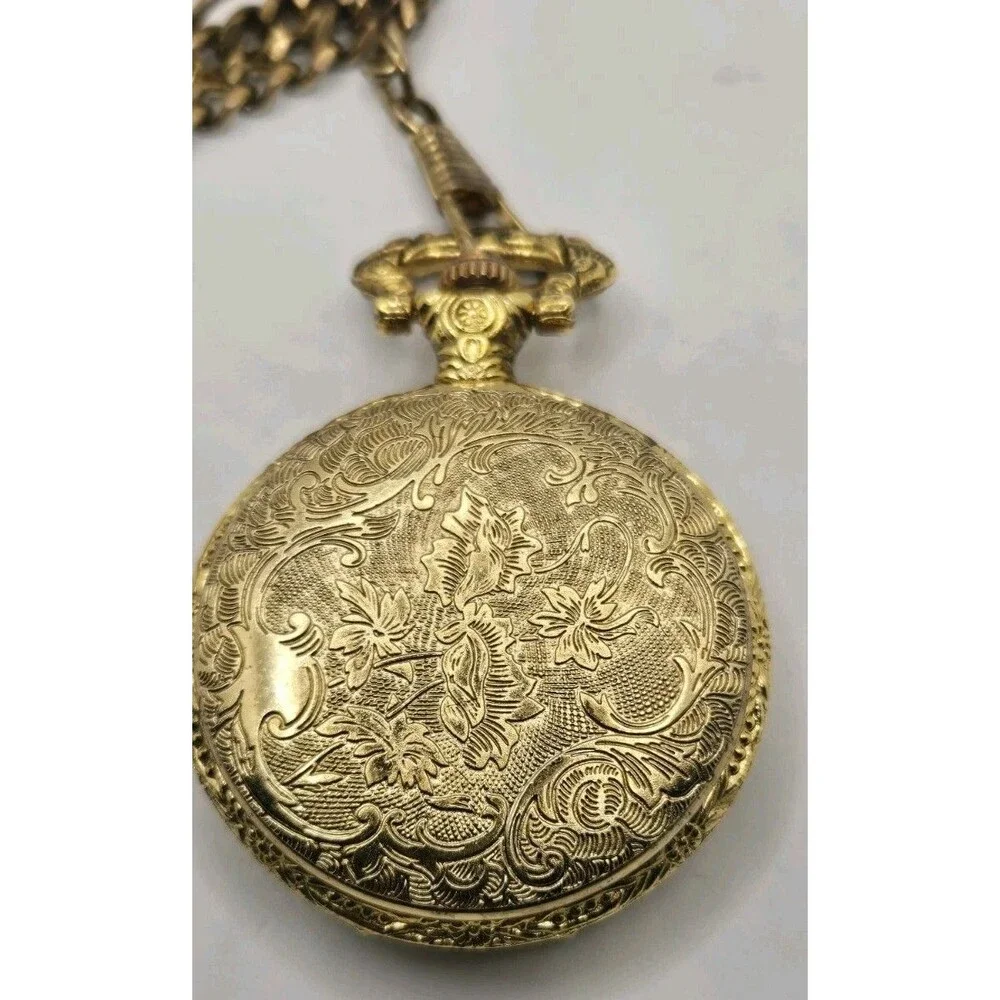 USS Constitution Ship Nautical Pocket Watch & Chain